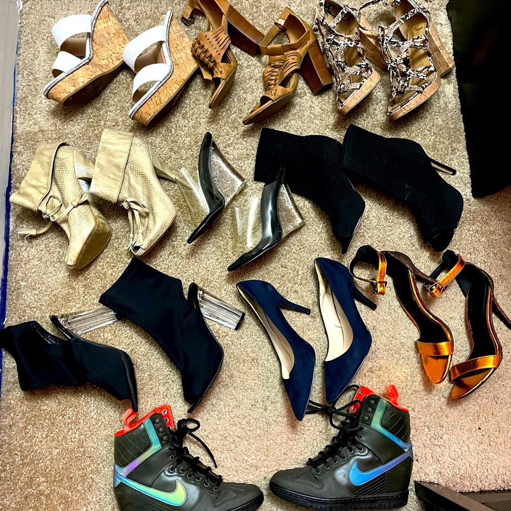 Women shoes and sneakers size 7.5 $50 each